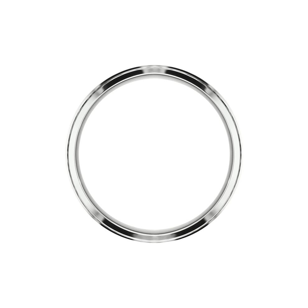 Wedding Band in 10K White Gold, 8MM – Image 2 of 3