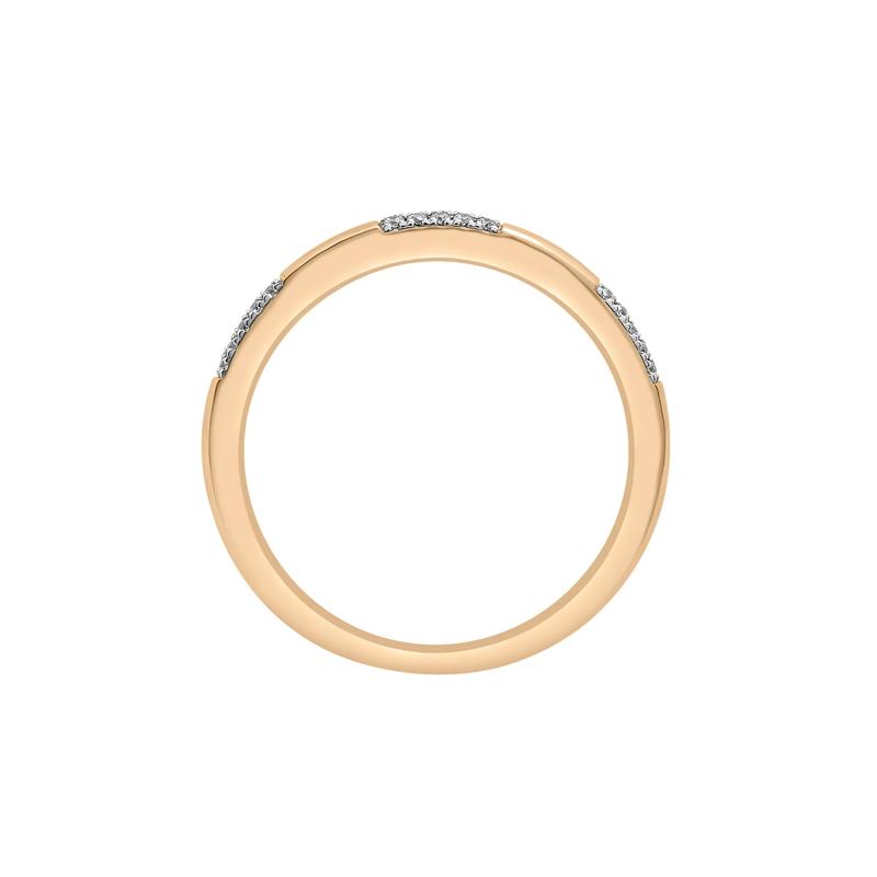 Alternating Diamond Pav&eacute; Bar Ring in Vermeil &#40;1/10 ct. tw.&#41; – Image 2 of 6