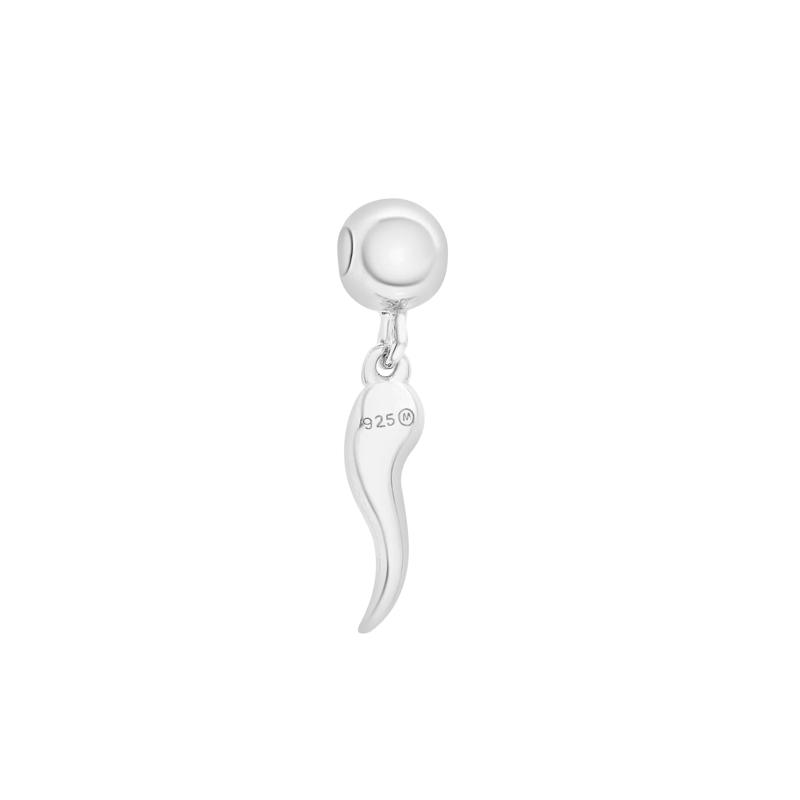 Italian Horn Bead Charm in Sterling Silver – Image 3 of 3