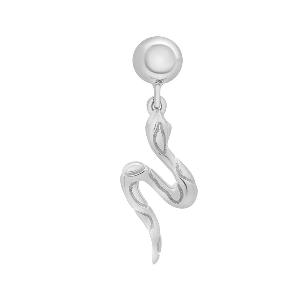 Snake Bead Charm in Sterling Silver – Image 1 of 3