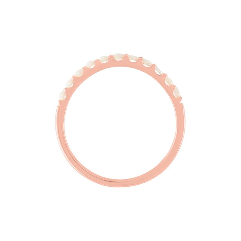 Australian Opal Stacking Ring in 10K Rose Gold – Image 2 of 3