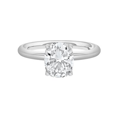 Lab Grown Diamond Elongated Cushion-Cut Engagement Ring in Platinum (1 1/2 ct. tw.)