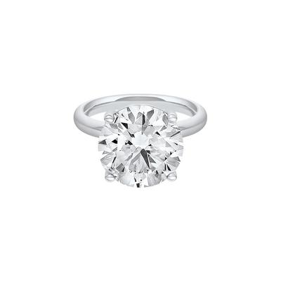 Lab Grown Diamond Round Solitaire Ring in 14K White Gold (7 ct.)