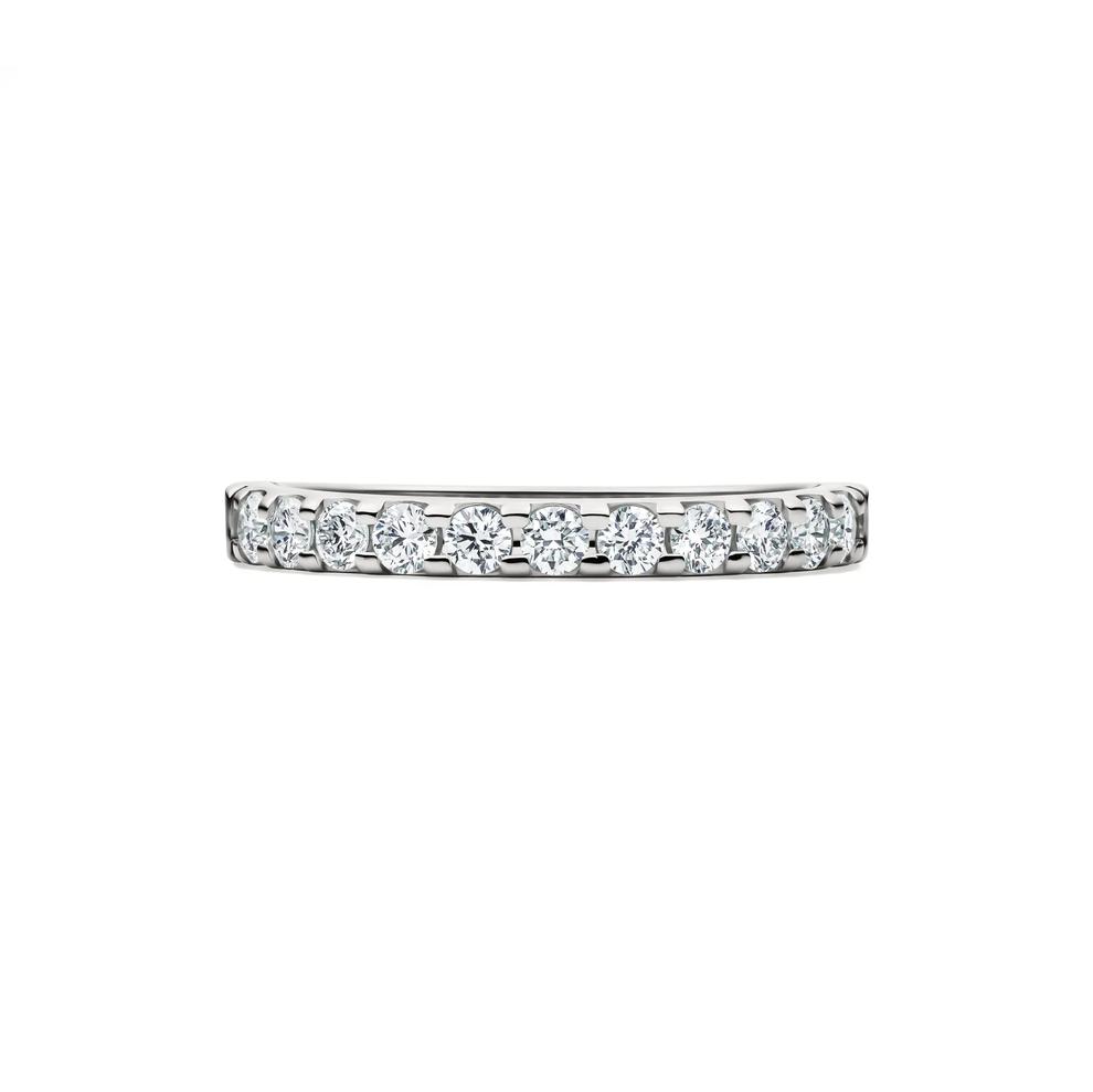 1/2 ct. tw. Lab Grown Diamond Band in 14K White Gold – Image 1 of 5