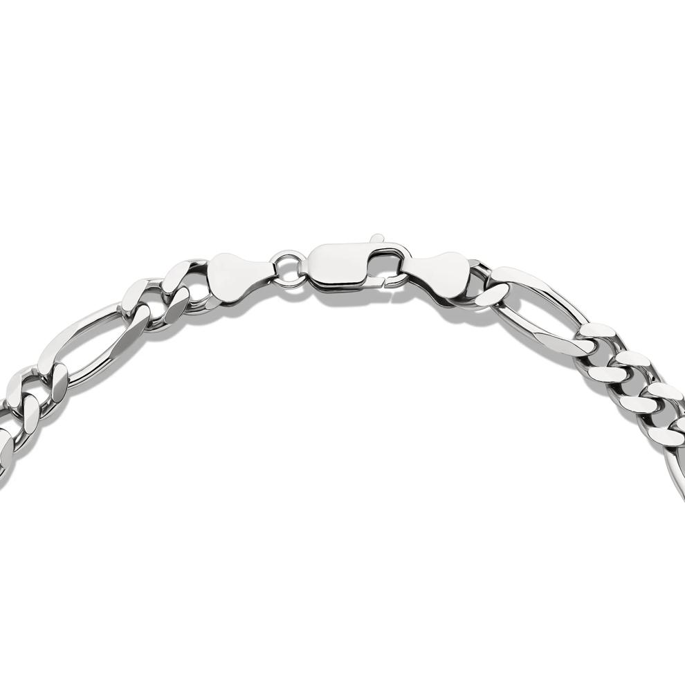 Figaro Chain in Sterling Silver, 24" – Image 3 of 5