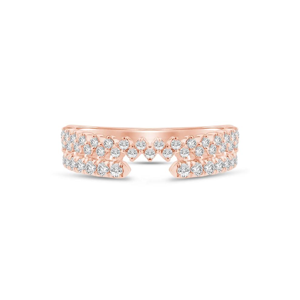 Lab Grown Diamond Open Band in 14K Rose Gold (1/2 ct. tw) – Image 1 of 3