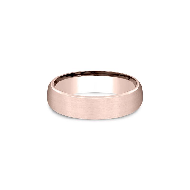 Wedding Band in 14K Rose Gold, 5.5MM – Image 1 of 3
