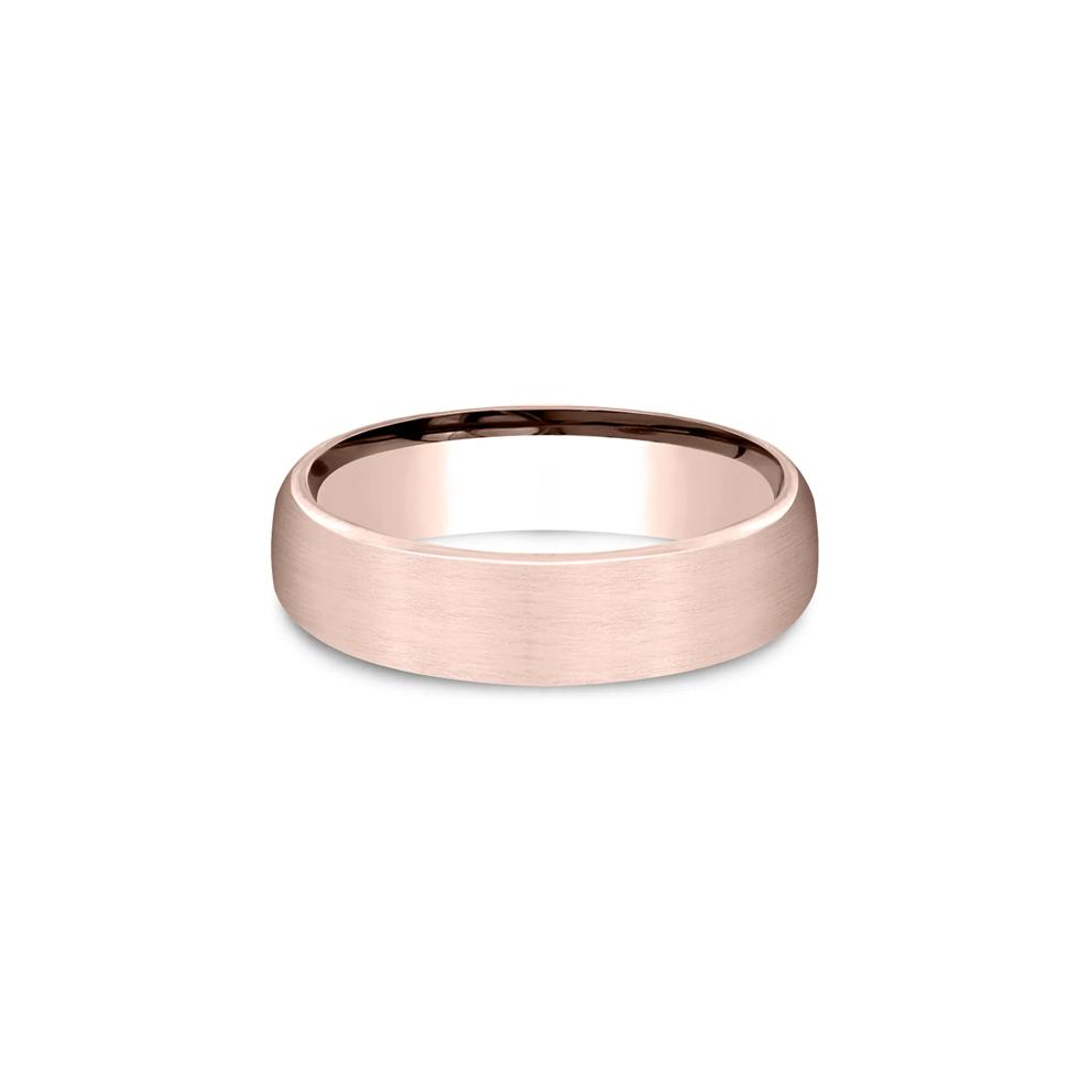 Wedding Band in 14K Rose Gold, 5.5MM – Image 1 of 3