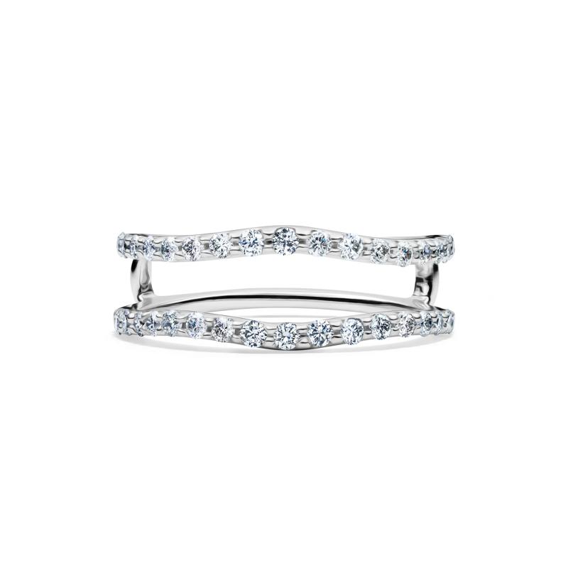 1/2 ct. tw. Diamond Ring Enhancer in 14K White Gold – Image 1 of 3