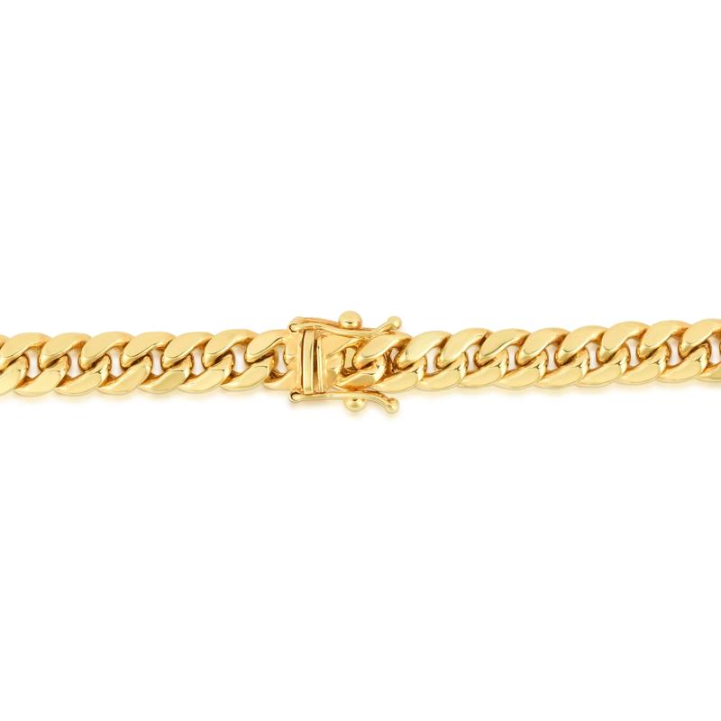 Men&#39;s Miami Cuban Link Chain in 14K Yellow Gold, 6.1MM, 24&quot; – Image 2 of 3