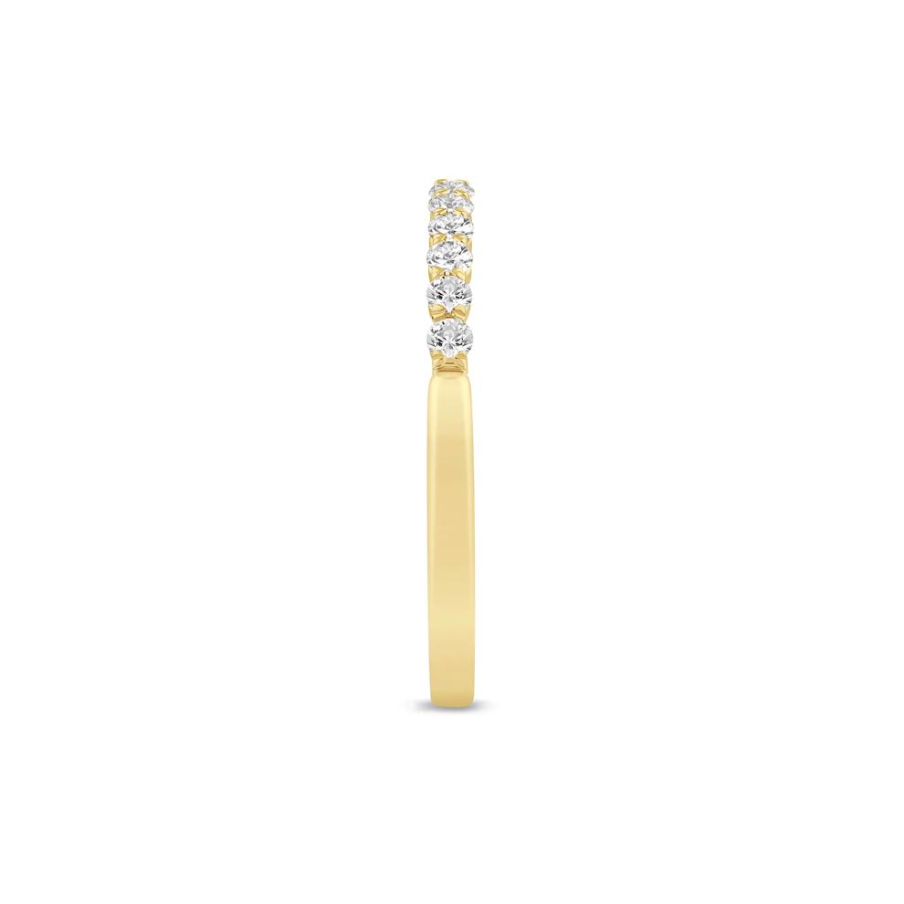 Round Diamond Open Band in 14K Yellow Gold (1/4 ct. tw.) – Image 3 of 3