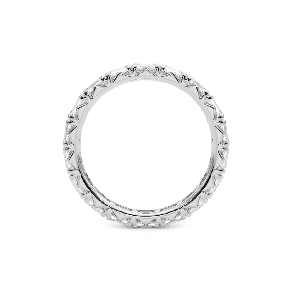 Lab Grown Emerald-Cut Diamond Eternity Band in 14K White Gold (2 1/7 ct. tw.) – Image 2 of 4