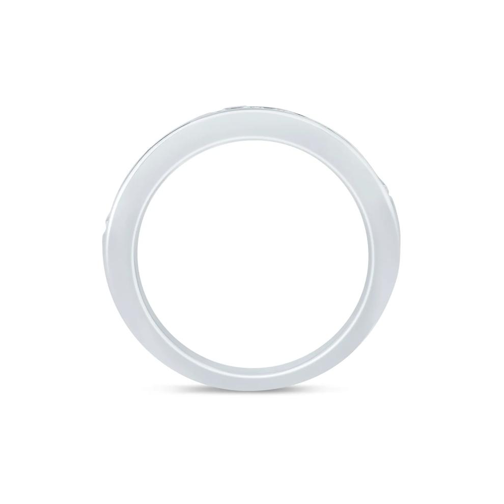 Princess-Cut Diamond Channel-Set Band in 14K White Gold (1 ct. tw.) – Image 2 of 3