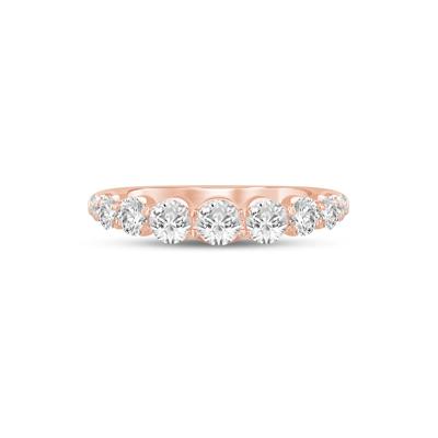 Lab Grown Diamond Shared-Prong Band in 14K Rose Gold (1 ct. tw.)