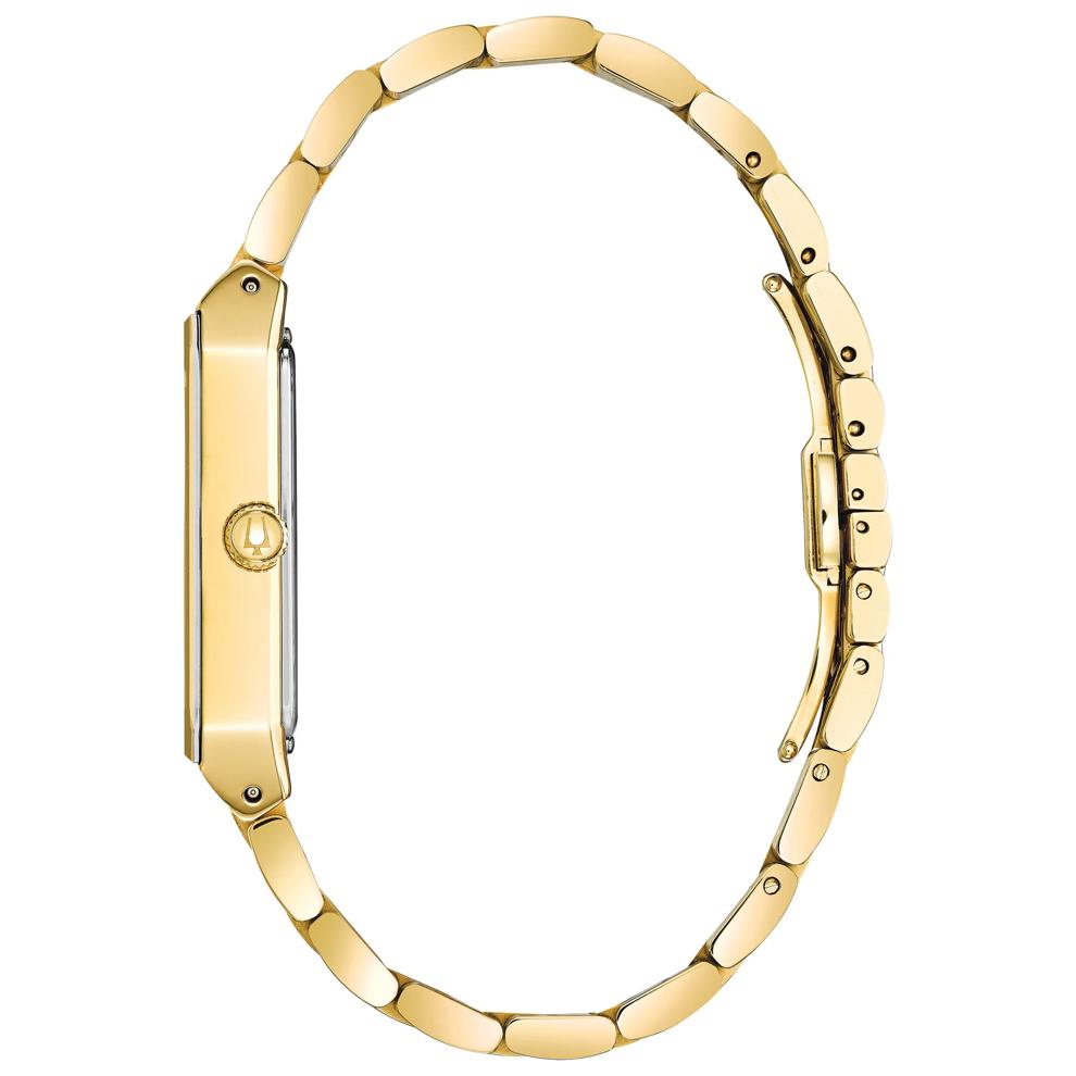 Men's Quadra Watch in Gold-Tone Stainless Steel – Image 2 of 3