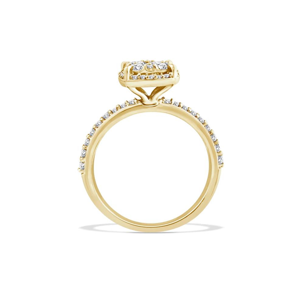 Diamond Composite Engagement Set in 10K Yellow Gold (1 ct. tw.) – Image 2 of 6