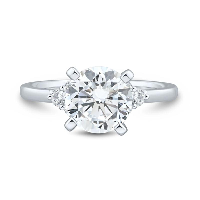Lab Grown Diamond Semi-Mount Engagement Ring in 14K White Gold &#40;1/4 ct. tw.&#41; &#40;Setting Only&#41; – Image 4 of 6