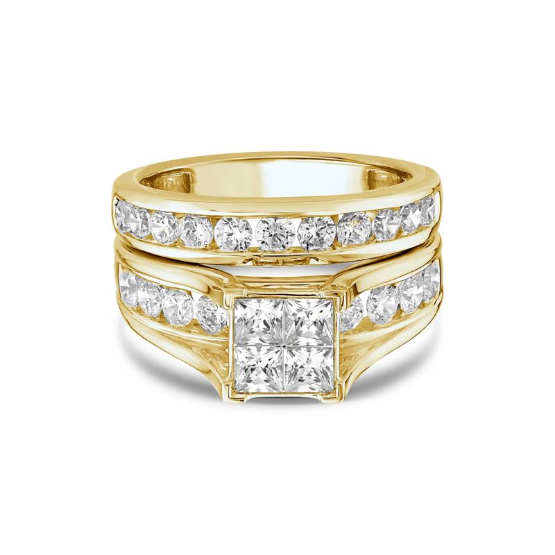Princess-Cut Diamond Engagement Ring Set in 10K Gold &#40;2 ct. tw.&#41; – Image 1 of 1