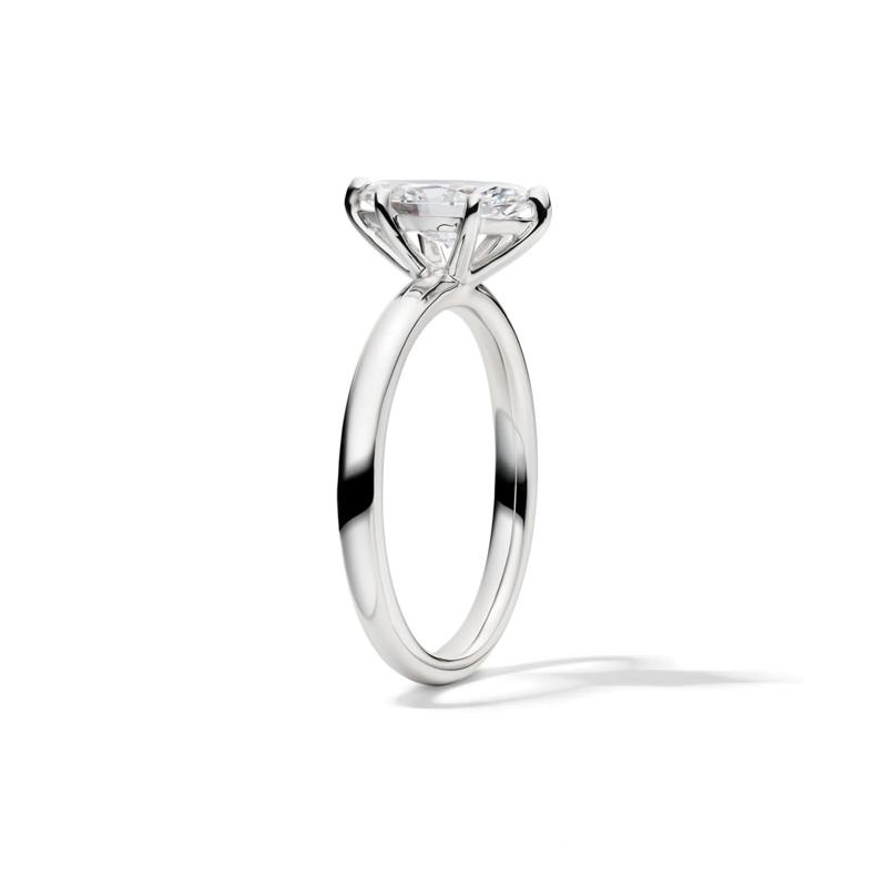Lab Grown Diamond Marquise Engagement Ring Solitaire in Platinum &#40;1 ct.&#41; – Image 3 of 4