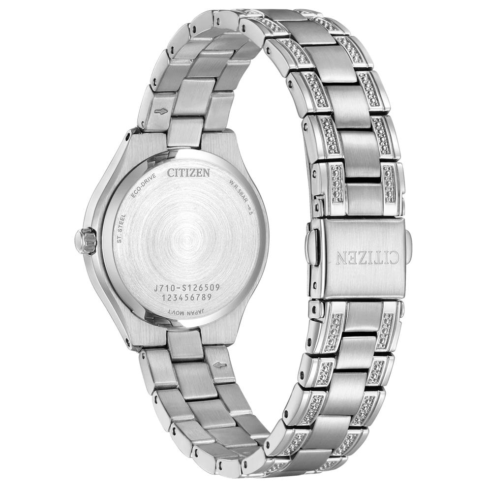 Ladies' Silhouette Crystal Watch in Stainless Steel, 30MM  – Image 3 of 3