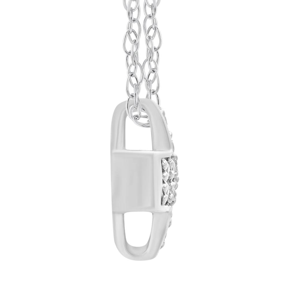 Diamond Accent Plus Pendant in 14K White Gold – Image 2 of 3