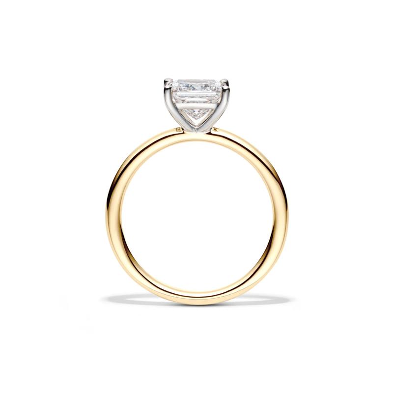 Lab Grown Diamond Princess-Cut Solitaire Engagement Ring in 14K Yellow Gold (1 1/2 ct.) – Image 2 of 4