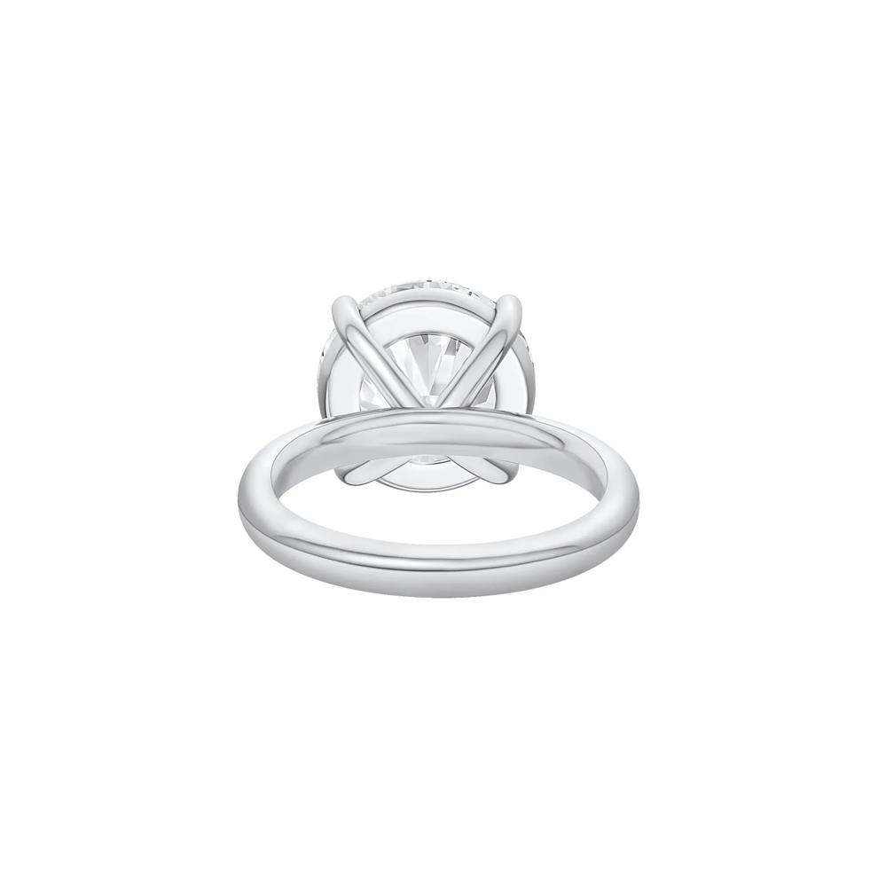 Lab Grown Diamond Round Solitaire Ring in Platinum (8 ct.) – Image 4 of 4