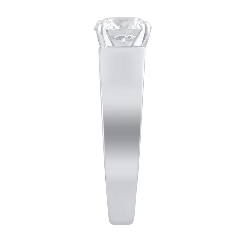 Wide Cathedral Semi-Mount Engagement Ring in 14K Gold, 6MM &#40;Setting Only&#41; – Image 5 of 6