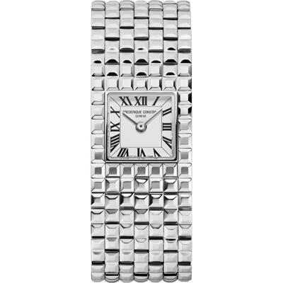Ladies' Classics Manchette Watch With a White Dial and Stainless Steel Bracelet