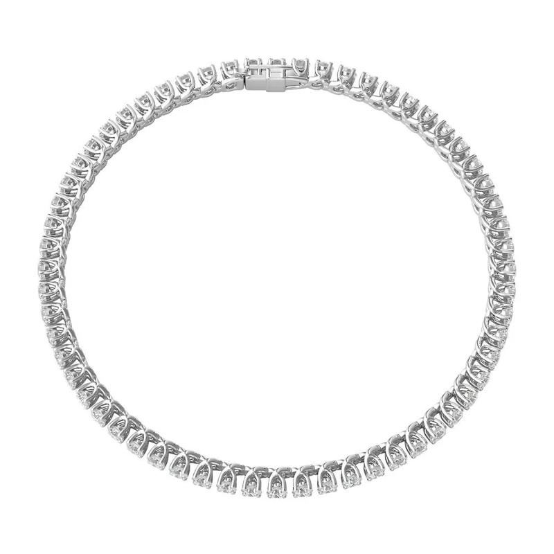 3 ct. tw. Diamond Tennis Bracelet in 10K White Gold – Image 3 of 3