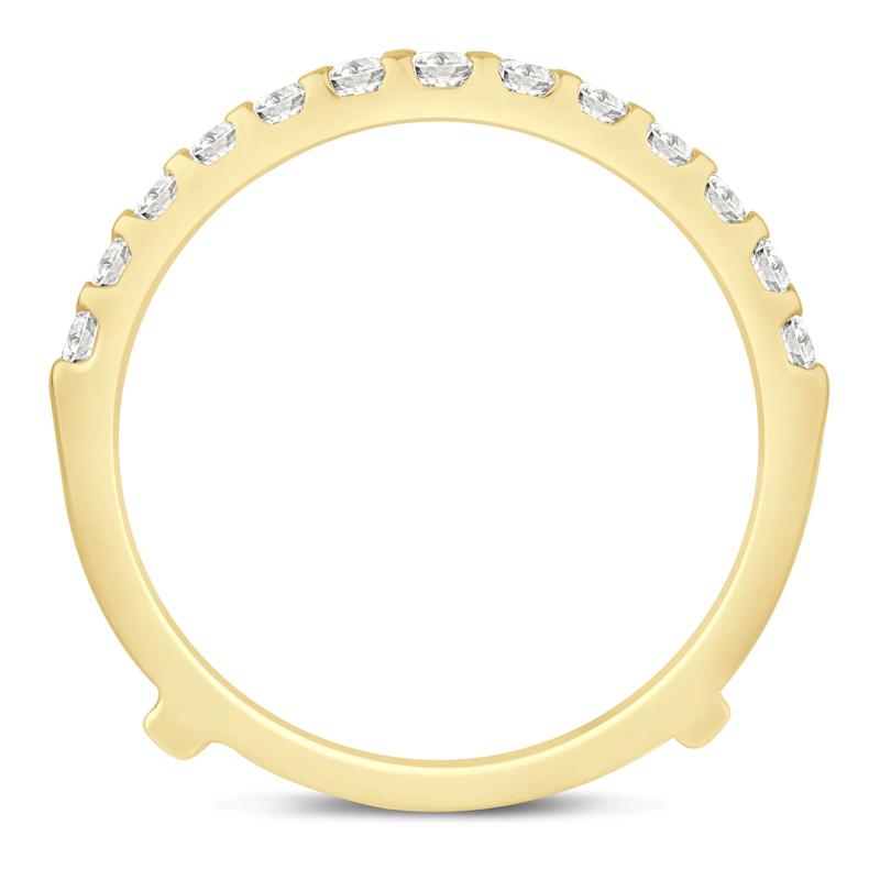 Diamond Chevron Insert in 14K Yellow Gold – Image 2 of 3