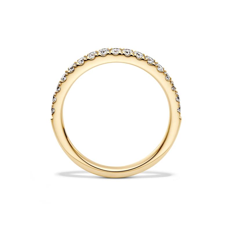 1/3 ct. tw. Lab Grown Diamond Band in 14K Yellow Gold – Image 2 of 4