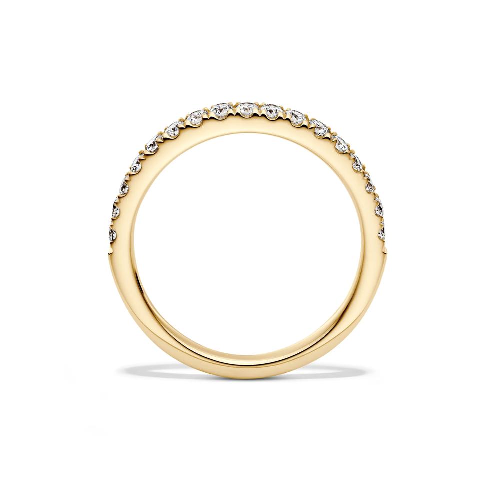 1/3 ct. tw. Lab Grown Diamond Band in 14K Yellow Gold – Image 2 of 4