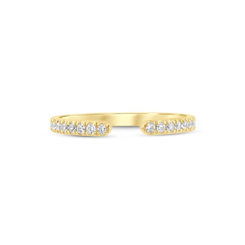 Lab Grown Diamond Open Band in 14K Yellow Gold &#40;1/4 ct. tw.&#41; – Image 1 of 3