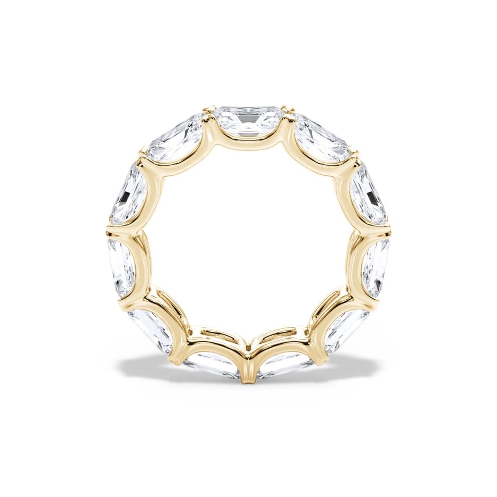 Lab Grown Diamond East-West U-Prong Eternity Band in 14K Yellow Gold (7 1/7 ct. tw.) – Image 2 of 4