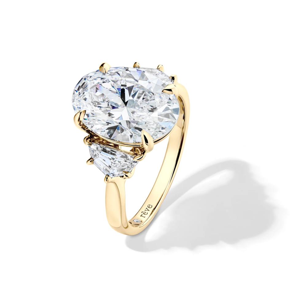 Penelope Lab Grown Diamond Engagement Ring in 14K Yellow Gold (5 7/8 ct. tw.) – Image 2 of 4