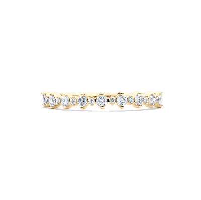 Lab Grown Diamond Prong Stack Band in 10K Yellow Gold (1/4 ct. tw.)