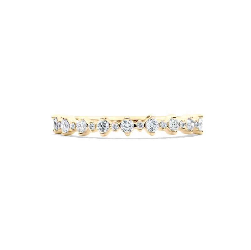 Lab Grown Diamond Prong Stack Band in 10K Yellow Gold (1/4 ct. tw.) – Image 1 of 4