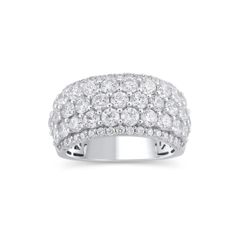 Diamond Multi-Row Band in Platinum (3 ct. tw.) – Image 1 of 3