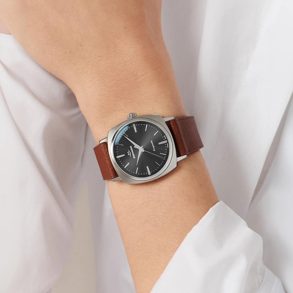 Men's Kingmatic Watch in Brown Leather – Image 5 of 5