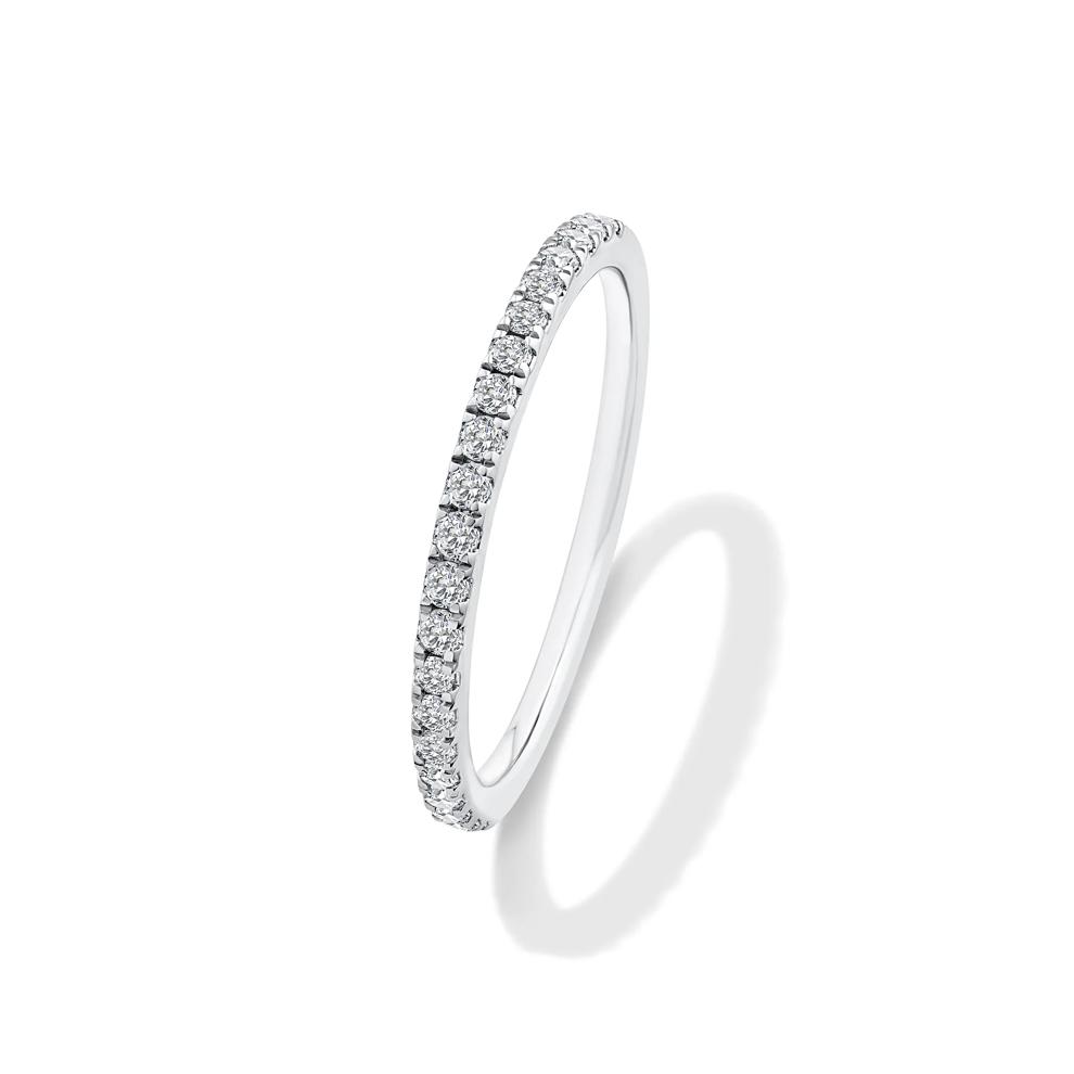 Lab Grown Diamond Anniversary Band in Platinum (1/4 ct. tw.) – Image 4 of 4