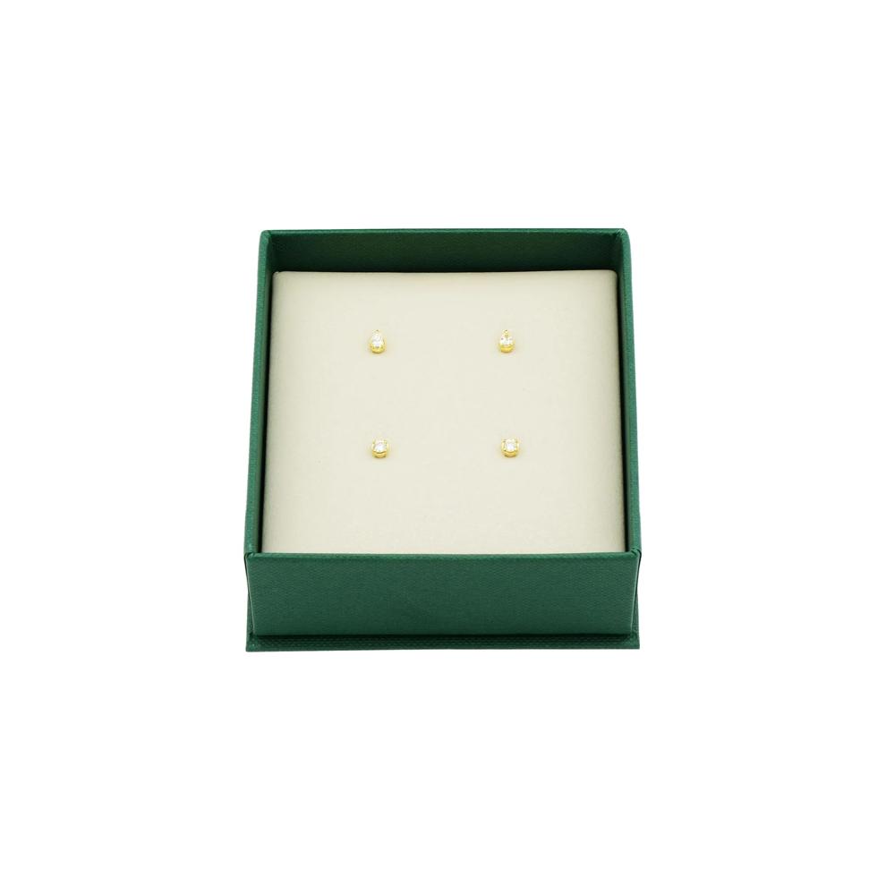Lab Grown Diamond Stud Earring Box Set in Vermeil (1/4 ct. tw.) – Image 2 of 7