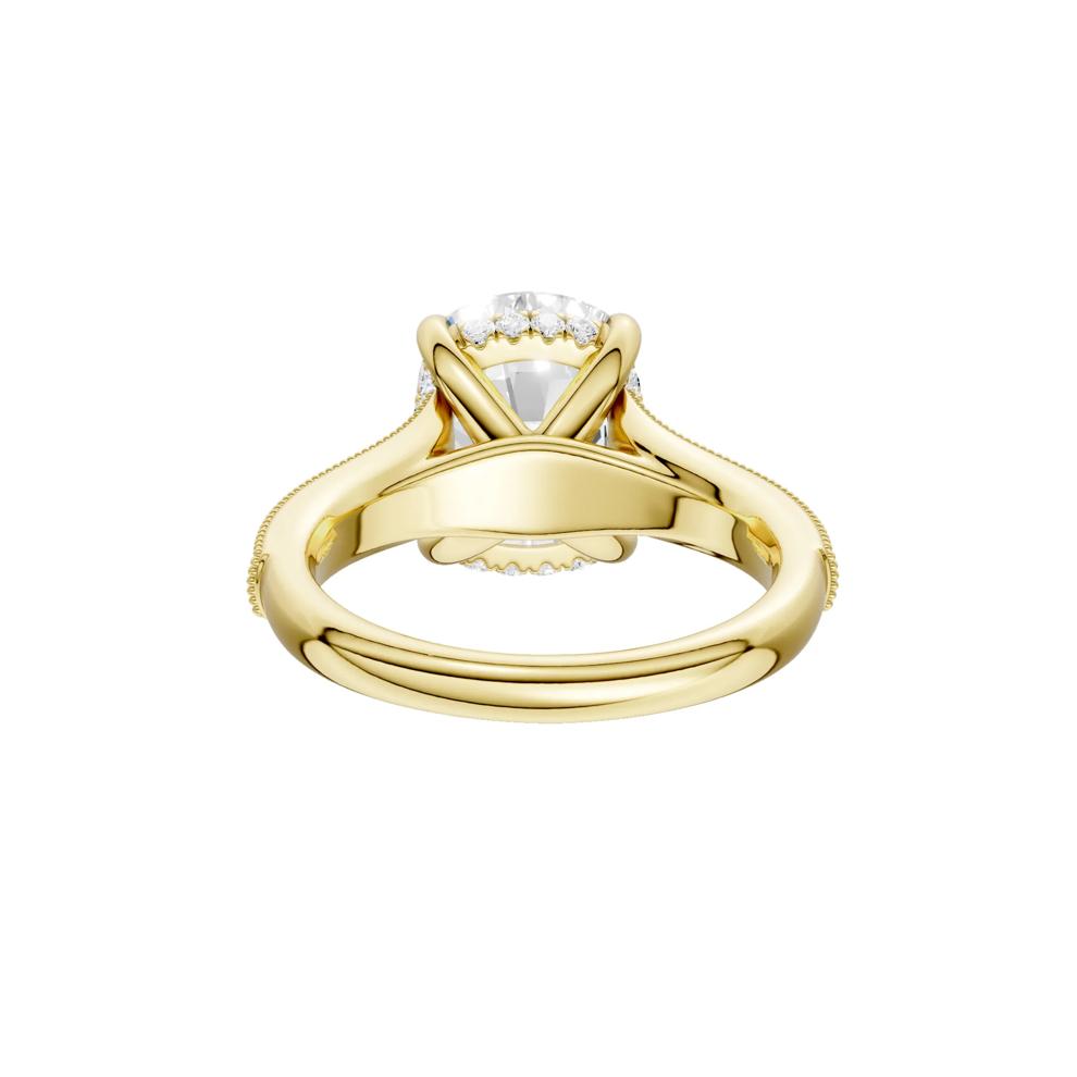 Isabelle Lab Grown Diamond Limited Edition Engagement Ring in 18K Yellow Gold (4 1/7 ct. tw.) – Image 5 of 5