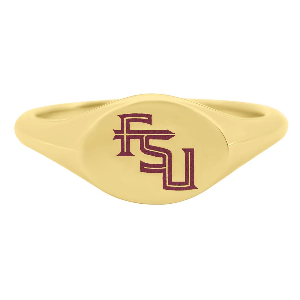 Florida State Signet Ring in 14K Yellow Gold – Image 1 of 3