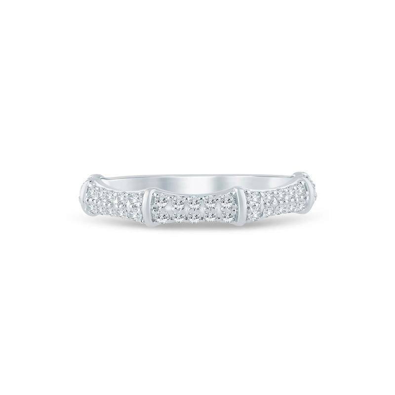 Lab Grown Diamond Anniversary Band in 14K White Gold &#40;1/3 ct. tw.&#41; – Image 1 of 3