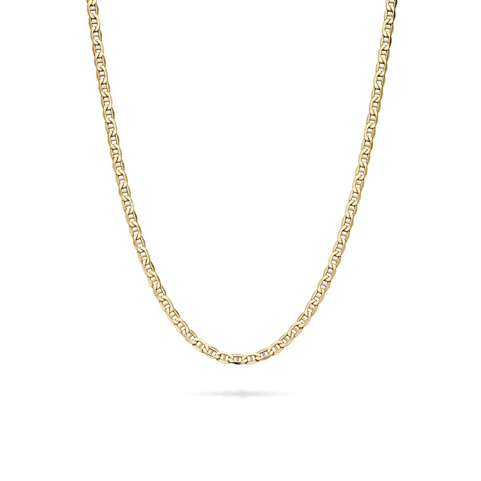 Polished Marine Chain in 14K Yellow Gold, 24" – Image 1 of 6