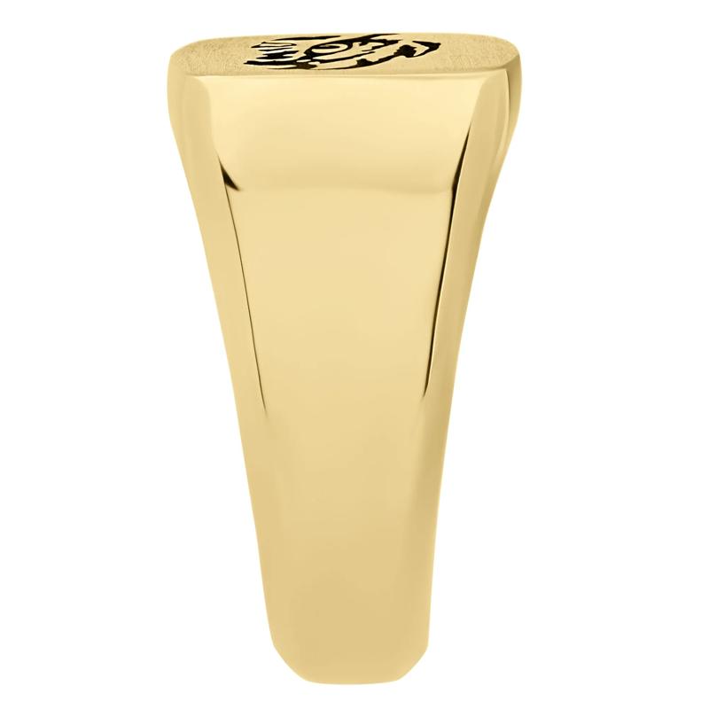 Louisiana State Signet Ring in 14K Yellow Gold – Image 3 of 3