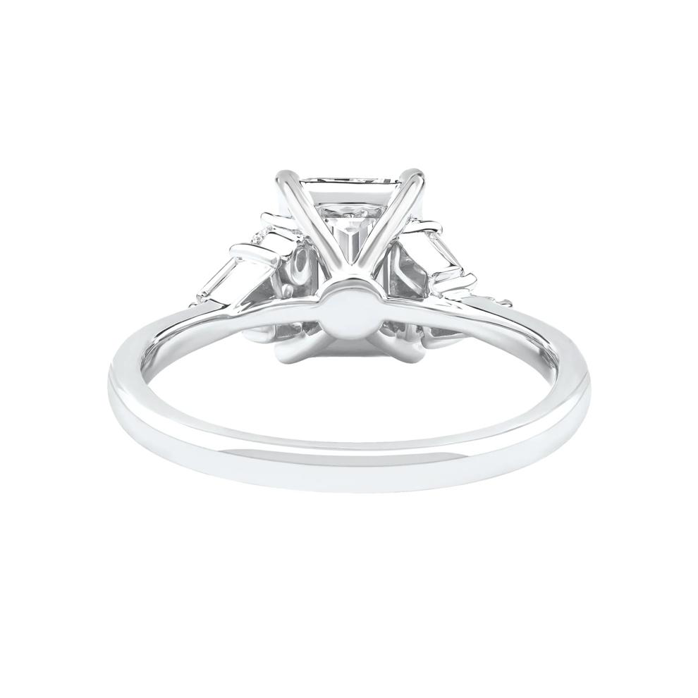 Lyla Lab Grown Diamond Emerald-Cut Engagement Ring in Platinum (2 1/4 ct. tw.) – Image 4 of 5