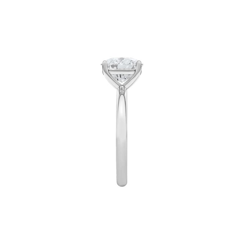Lab Grown Diamond Elongated Cushion-Cut Engagement Ring in 14K White Gold &#40;2 ct. tw.&#41; – Image 3 of 4