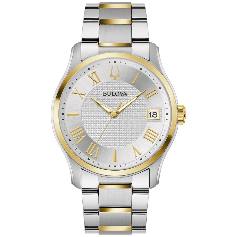Bulova Classic Wilton Men&#39;s Dress Watch in Two-Tone Stainless Steel, 41MM – Image 1 of 3